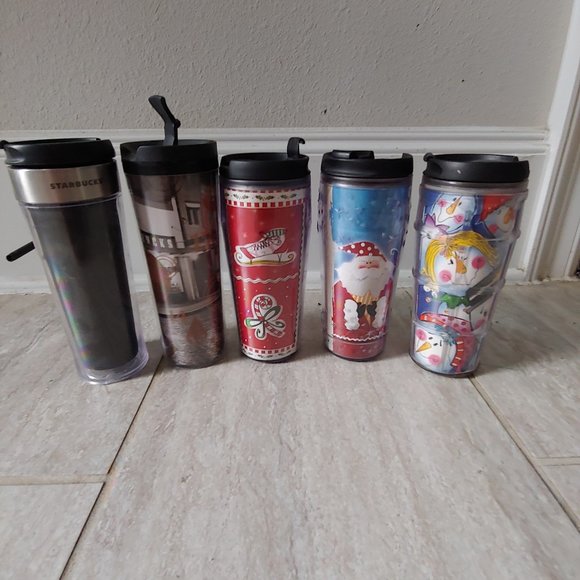 Starbucks Accessories - Starbucks Tumblers 16oz Holidays Lot of 5